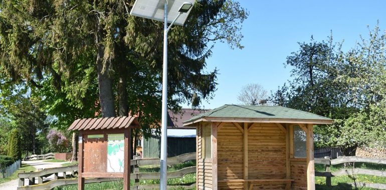 Oświetlenie solarne w Gminie Gołdap