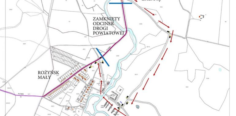 Zamknięcie mostu – Rożyńsk Mały