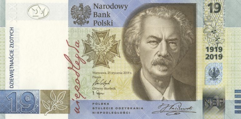 Do obiegu wejdzie banknot o nominale 19 złotych.