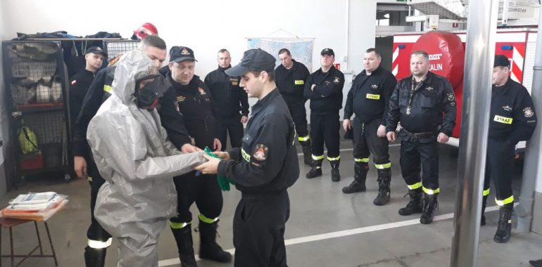 Szkolenie jednostek OSP dotyczące koronawirusa