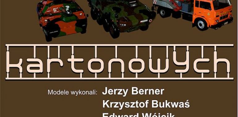 Wystawa gołdapskich modeli kartonowych