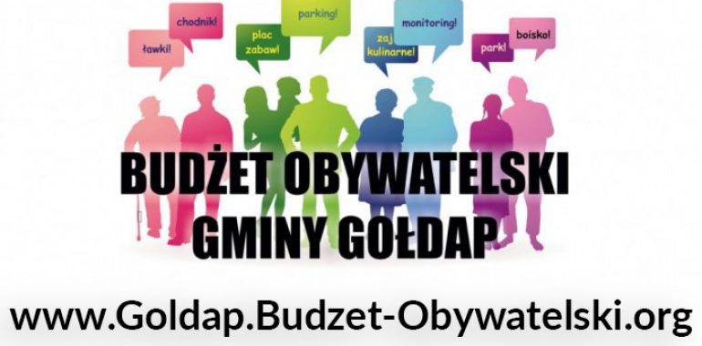 Projekty Budżetu Obywatelskiego Gminy Gołdap na rok 2020. Zachęcamy do głosowania!